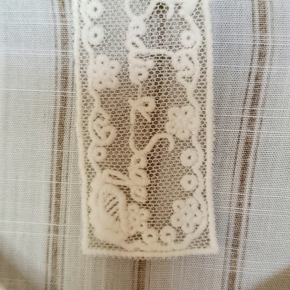 Sadie & Sage Twist Knot Button Stripped Shirt - Picture 2 of 10